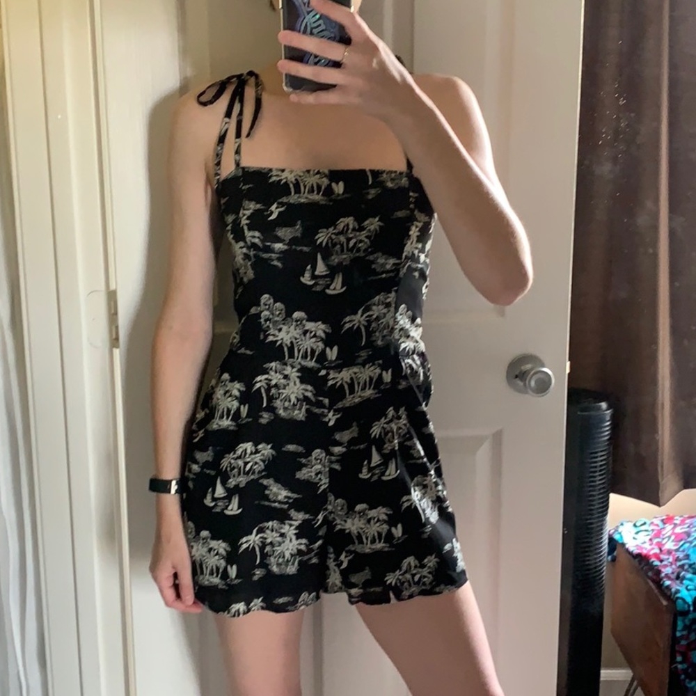 NWOT A&F Tropical Romper